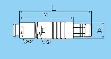 Quanma F Series Tgn Long Circular Aerospace Electric Push-Pull Connector